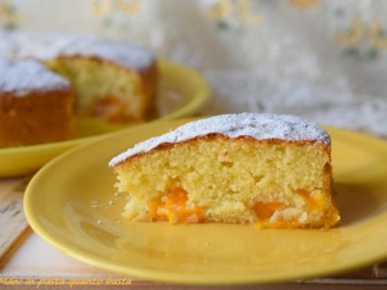 Torta con yogurt allo zenzero e albicocche